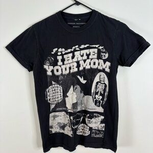 Phoebe Bridgers I Hate Your Mom T-Shirt Women’s Small Black & White